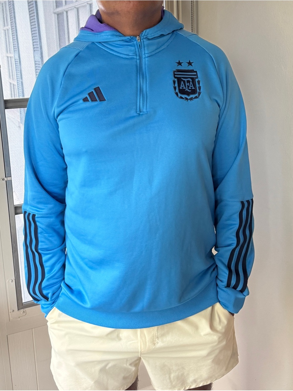 Official Adidas Argentina AFA Classic Training Hoodie Men’s Large